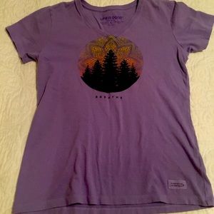 Life Is Good Crusher top S purple.